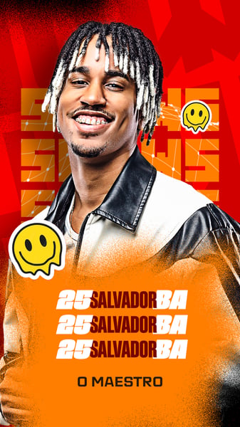FLYER AGENDA DE SHOWS STORY PSD EDITÁVEL