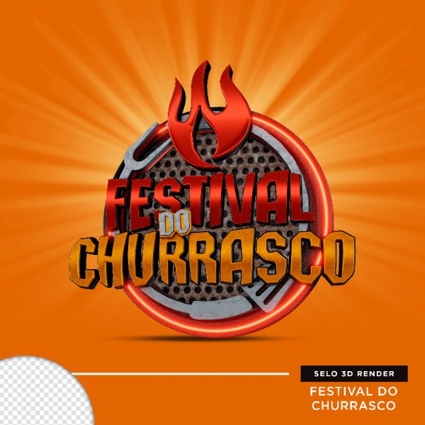 SELO 3D FESTIVAL DO CHURRASCO