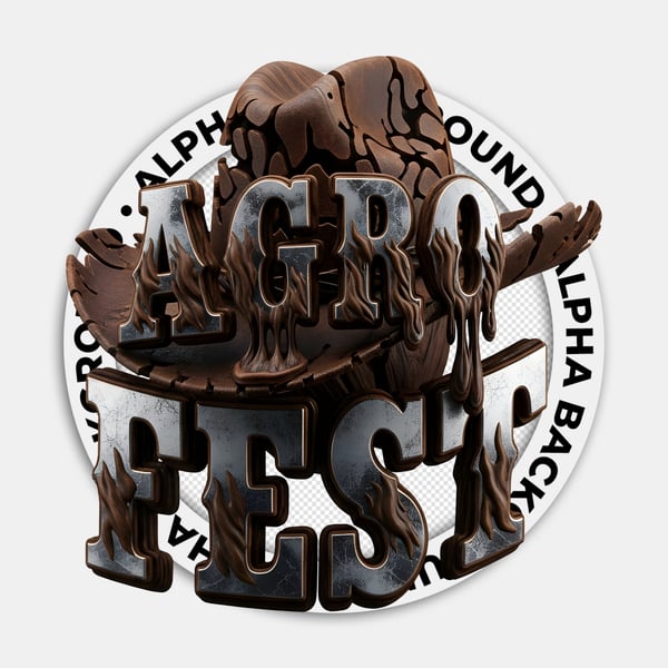 Selo 3D Agro Fest Show Sertanejo 01