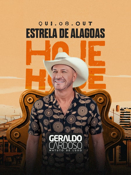 HOJE 08OUT - GERALDO CARDOSO