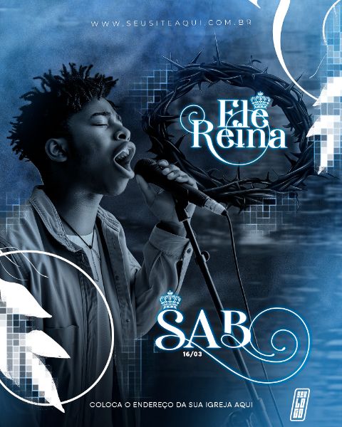 FEED - FLYER IGREJA | CHURCH | PSD EDITÁVEL