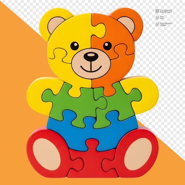 ELEMENTO PARA O DIA DO AUTISMO 3D 03