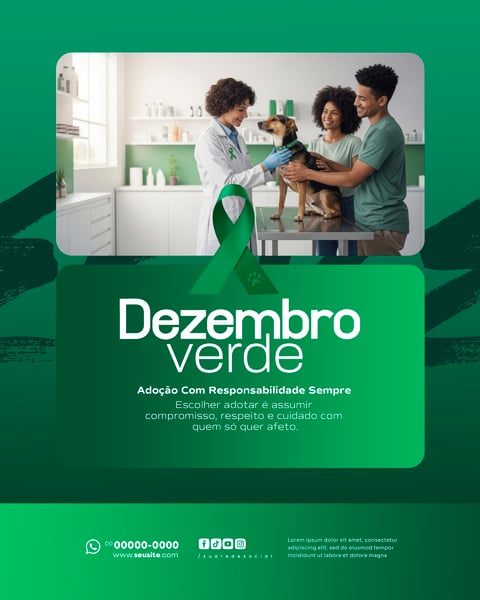 DEZEMBRO VERDE CAMPANHA DE COMBATE AO ABANDONO E OS MAUS-TRATOS DE ANIMAIS SOCIAL MEDIA PSD EDITAVEL (4)