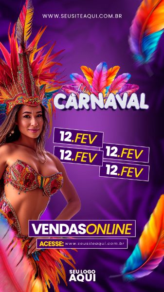 STORY - CARNAVAL | CARNIVAL | FESTA | PSD EDITÁVEL