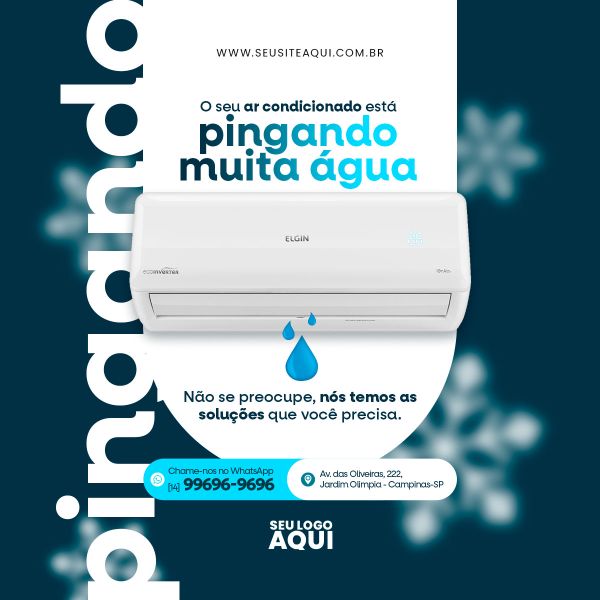 MANUTENÇÃO DE AR CONDICIONADO | SOCIAL MEDIA | PSD EDITÁVEL