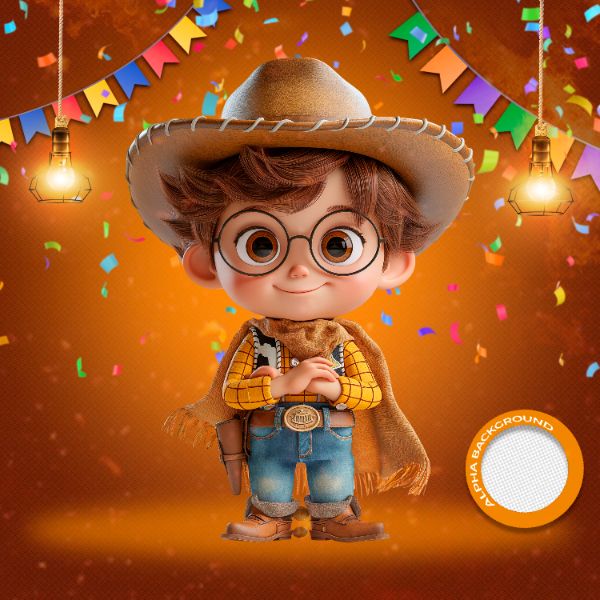 MASCOTES DE FESTA JUNINA MODELO 105