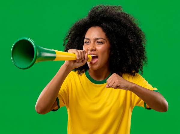 TORCEDORA BRASILEIRA FUTEBOL COPA DO MUNDO COMEMORANDO VITÓRIA 13