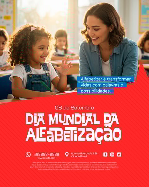 8 DE SETEMBRO DIA MUNDIAL DA ALFABETIZAÇÃO 9