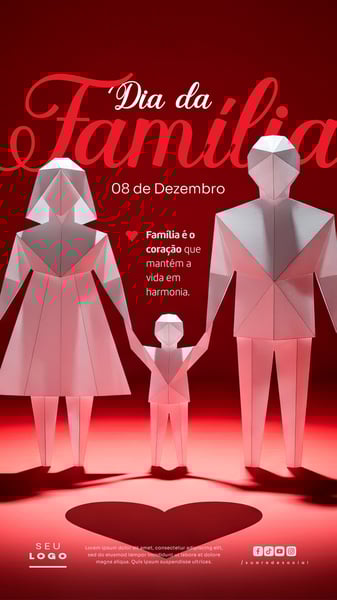 DIA DA FAMÍLIA 08 DE DEZEMBRO STORY SOCIAL MEDIA PSD EDITÁVEL 3