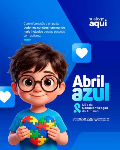SOCIAL MEDIA ABRIL AZUL MÊS DA CONSCIENTIZAÇÃO DO AUTISMO 2