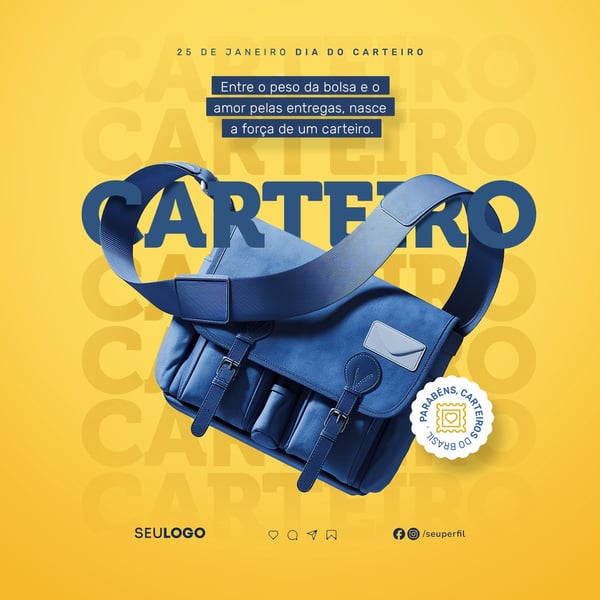 SOCIAL MEDIA DIA DO CARTEIRO