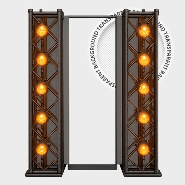 ESTRUTURAS DE PALCO E ILUMINAÇÃO - PNG FUNDO TRANSPARENTE