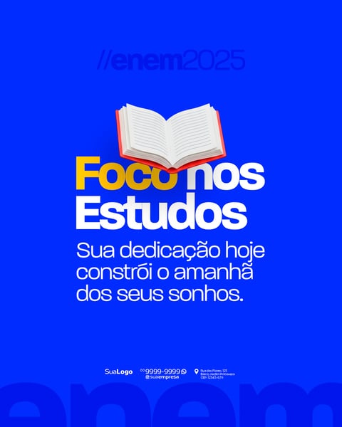 ENEM 2025 SOCIAL MEDIA PSD EDITÁVEL 2
