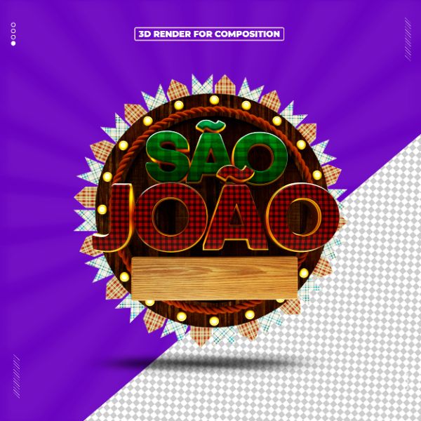 SELO 3D SÃO JOÃO