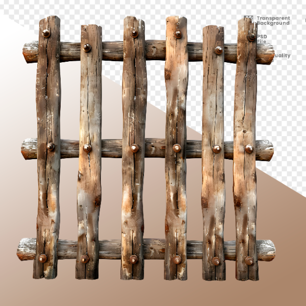 ESTRUTURA DE MADEIRA - ELEMENTO 3D PARA COMPOSIÇÃO - WOOD