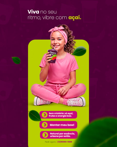 AÇAITERIA SOCIAL MEDIA PSD EDITÁVEL 2