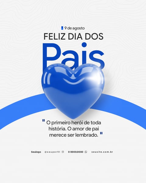 DIA DOS PAIS FLYER SOCIAL MEDIA PSD 4
