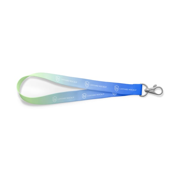CORDÃO DE CRACHÁ PSD EDITÁVEL MOCKUP