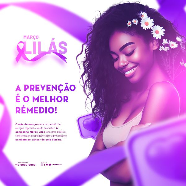 MARÇO LILÁS FEED