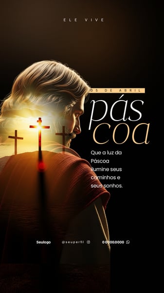 FELIZ PÁSCOA FEED/STORY