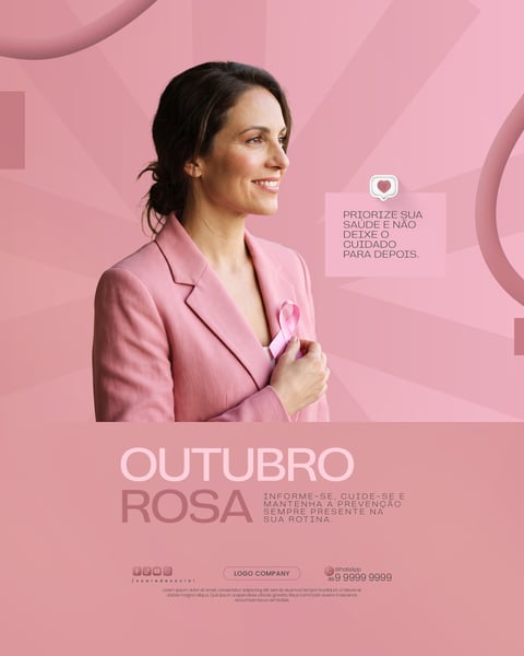 OUTUBRO ROSA CONSCIENTIZAÇÃO CÂNCER DE MAMA CAMPANHA SOCIAL MEDIA PSD EDITÁVEL 4