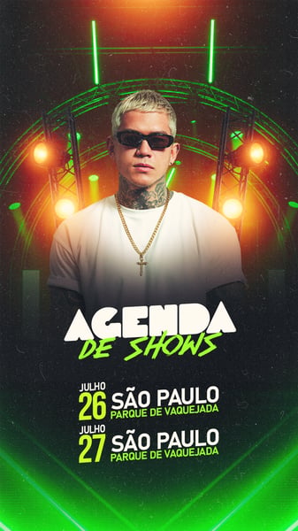 AGENDA DE SHOWS 1 STORY