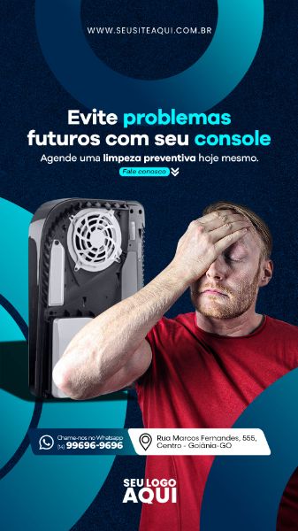 STORY - ASSISTÊNCIA TÉCNICA CELULAR E CONSOLES - MANUTENÇÃO, CONCERTO - PSD EDITÁVEL