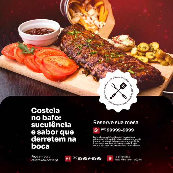 KHI CHURRASCARIA - COSTELA NO BAFO