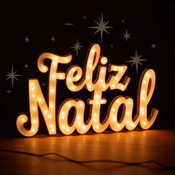 FELIZ NATAL COM ESTRELAS IMAGEM
