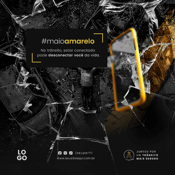 MAIO AMARELO - JUNTOS POR UM TRANSITO MAIS SEGURO