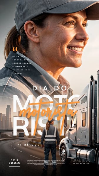 DIA DO MOTORISTA 25 DE JULHO STORY SOCIAL MEDIA PSD EDITÁVEL 3
