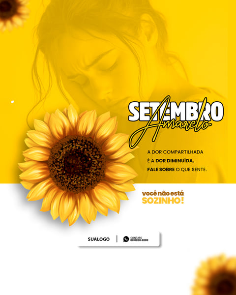 SETEMBRO AMARELO A DOR COMPARTILHADA É A DOR DIMINUÍDA FEED 1