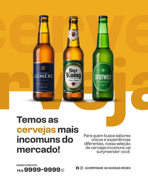 DISTRIBUIDORA DE BEBIDAS - TEMOS AS CERVEJAS MAIS INCOMUNS