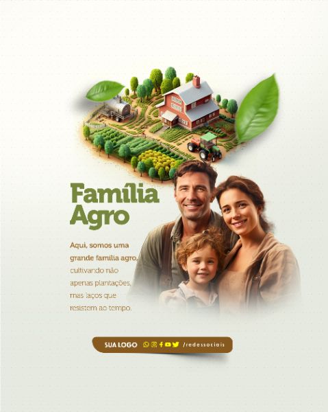 SOCIAL MEDIA - AGRONEGÓCIO - FAMÍLIA AGRO