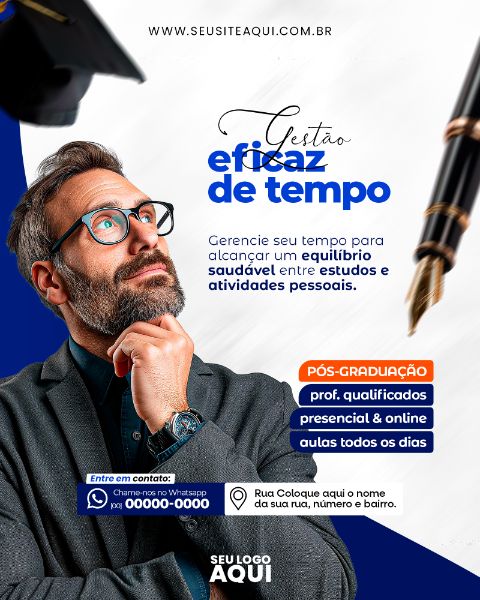 Feed |  Volta Às Aulas | Faculdade | Escola | Psd Editável