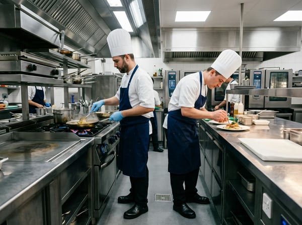 CHEFES COZINHANDO NA COZINHA 3
