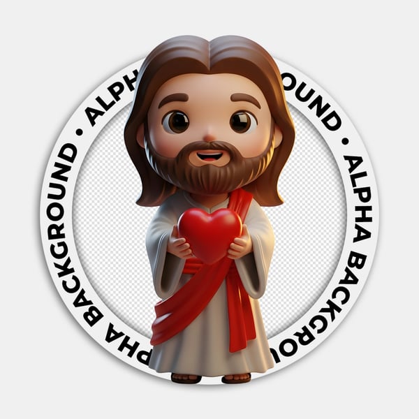JESUS CRISTO ESTILO PERSONAGEM 3D 02