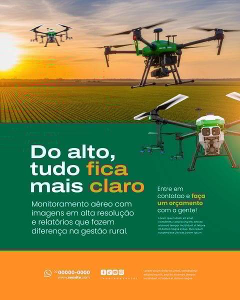 DRONE AGRÍCOLA SOCIAL MEDIA PSD EDITÁVEL 4