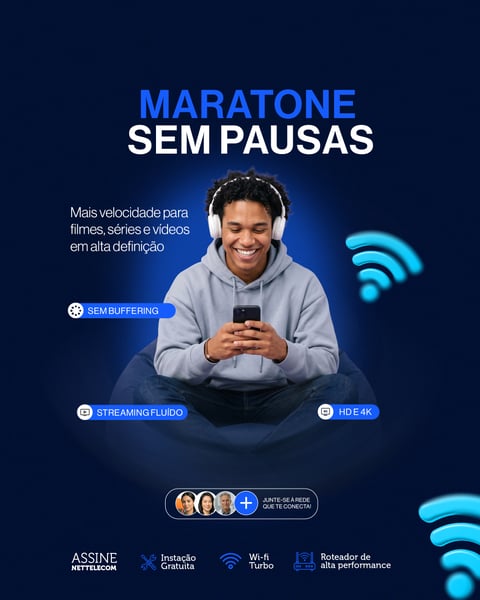 SOCIAL MEDIA PROVEDOR DE INTERNET FEED PSD EDITÁVEL 3