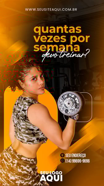 POS STORY - ACADEMIA - QUANTAS VEZES POR SEMANA DEVO TREINAR?