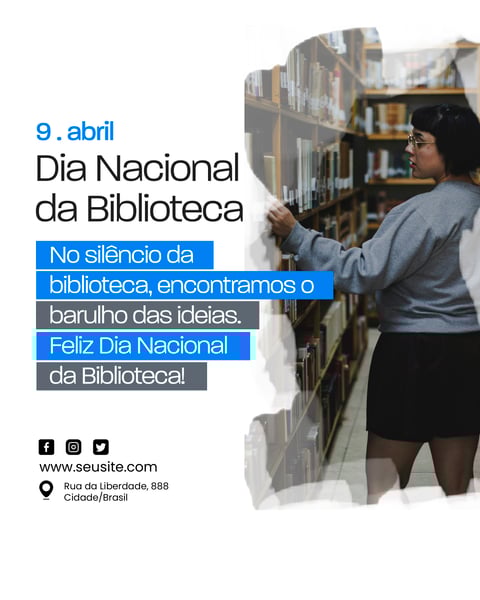 09 DE ABRIL DIA NACIONAL DA BIBLIOTECA - O BARULHO AS IDEIAS