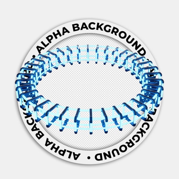 Fundo circular com luzes neon 05