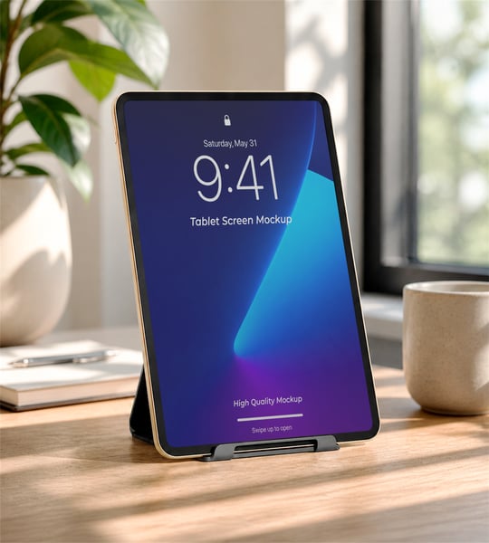 Tablet PSD EDITÁVEL MOCKUP