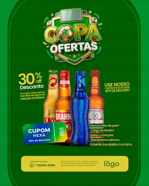 PROMOÇÕES OFERTAS E DESCONTOS COPA DO MUNDO 2026 PSD EDITÁVEL 3