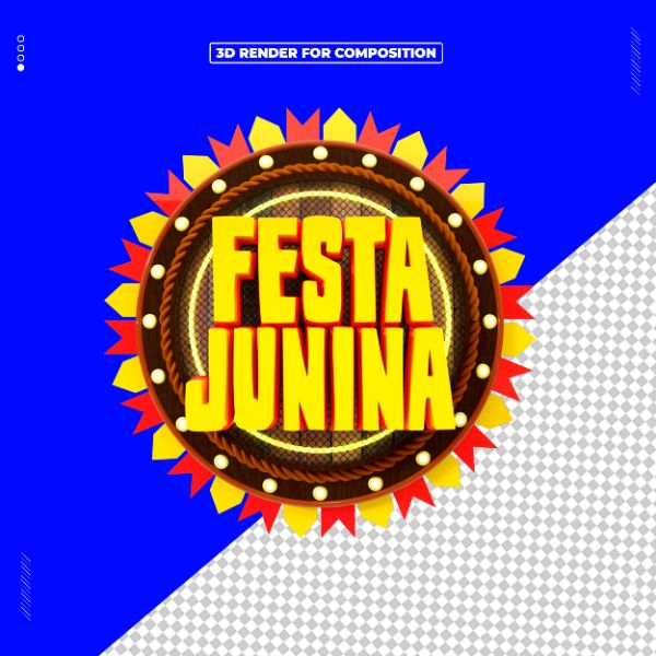 SELO 3D FESTA JUNINA