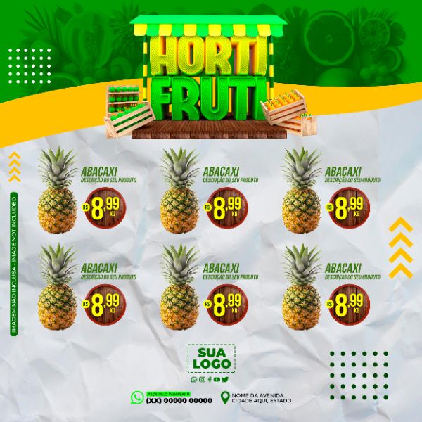 ENCARTE HORTIFRUTI SOCIAL MEDIA