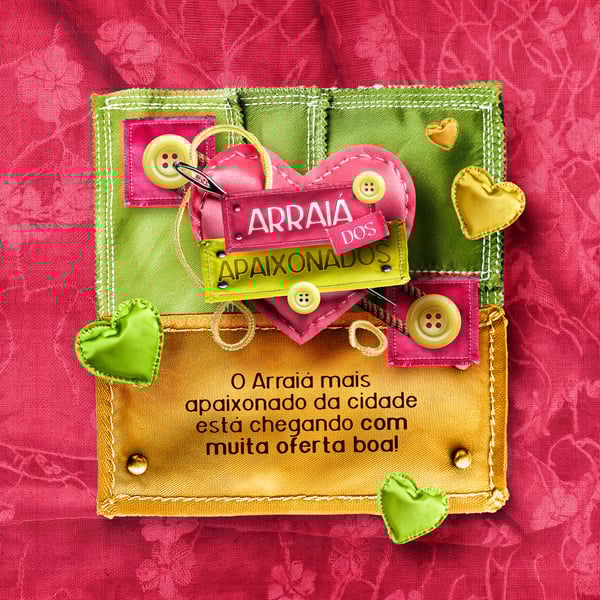 XYI CAMPANHA ARRAIA DOS APAIXONADOS E FESTA JUNINA SOCIAL MEDIA POST PSD TEMPLATE 1