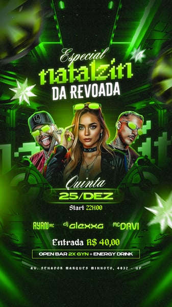 FLYER SHOW ESPECIAL NATAL DA REVOADA STORY