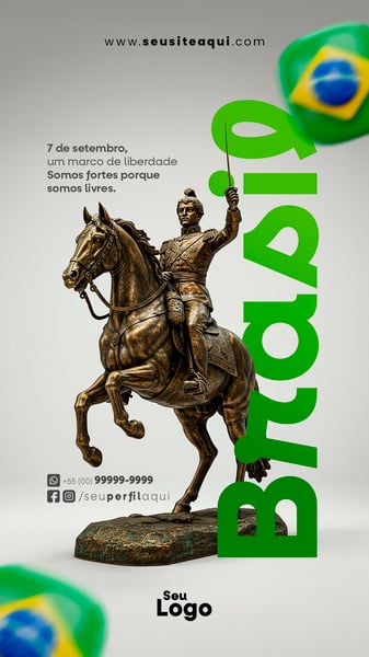 STORY DIA DA INDEPENDÊNCIA DO BRASIL PRANCHETA 7