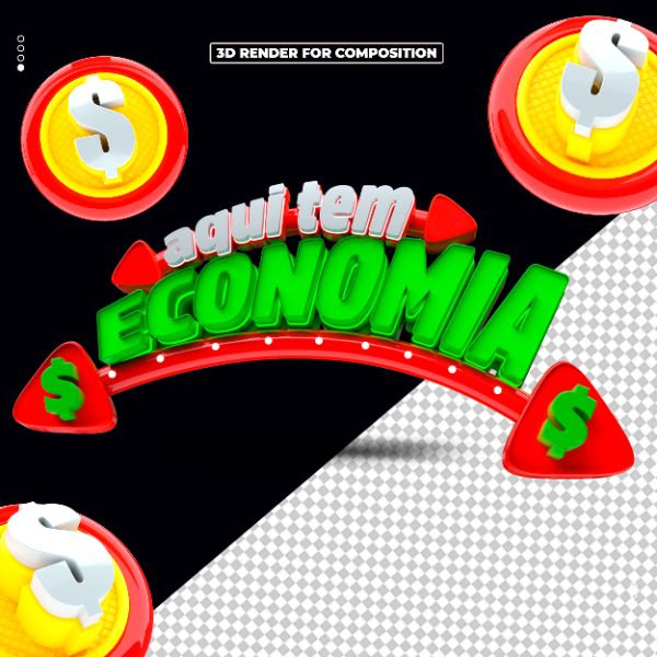 SELO 3D AQUI TEM ECONOMIA